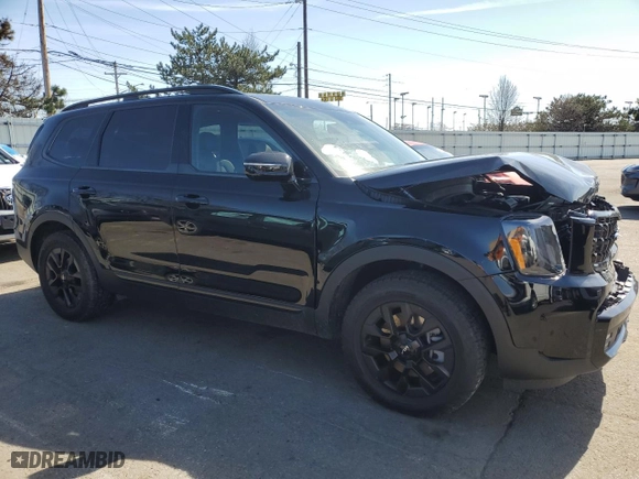 2024 Kia Telluride SX Prestige X-Pro with VIN 5XYP5DGC0RG437270, listed as a Copart auction lot 49650365 with 12,071 mi miles and Salvage Title. Bid and sale history available at carsss.com. Image 4.