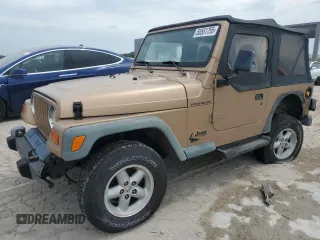 1999 Jeep Wrangler SE with VIN 1J4FY29P2XP451036, listed as a Copart auction lot 50551755 with 0 mi miles and Salvage Title. Bid and sale history available at carsss.com. Image 1.