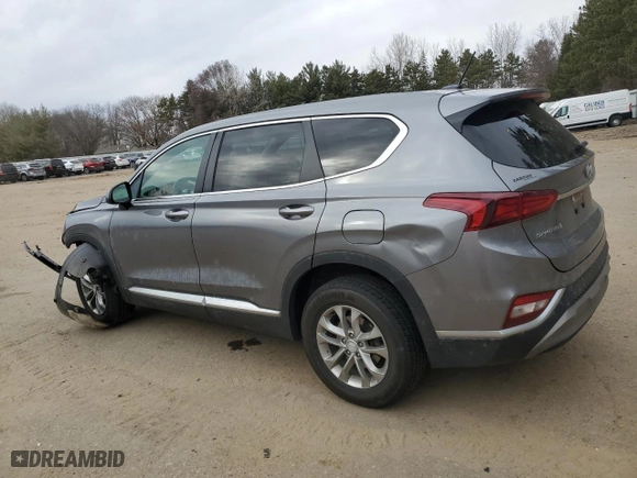 2019 Hyundai Santa Fe SE with VIN 5NMS2CAD2KH078532, listed as a Copart auction lot 50892825 with 133,950 mi miles and Salvage Title. Bid and sale history available at carsss.com. Image 2.