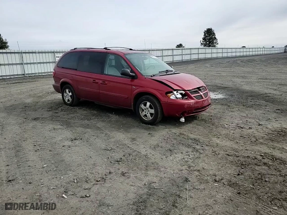 2007 Dodge Grand Caravan SXT with VIN 2D4GP44L97R271017, listed as a Copart auction lot 49551445 with 153,912 mi miles and Salvage Title. Bid and sale history available at carsss.com. Image 12.