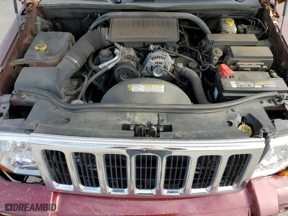 2007 Jeep Commander Sport with VIN 1J8HH48K07C664096, listed as a Copart auction lot 43818255 with 134,275 mi miles and Salvage Title. Bid and sale history available at carsss.com. Image 12.