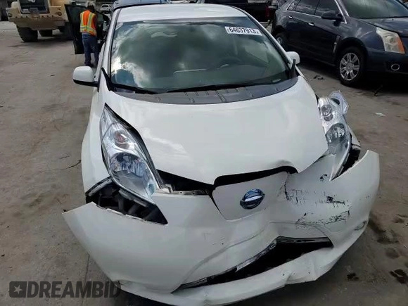 2017 Nissan LEAF SL with VIN 1N4BZ0CP5HC301693, listed as a Copart auction lot 64637913 with 46,815 mi miles. Bid and sale history available at carsss.com. Image 11.