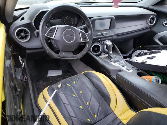 2018 Chevrolet Camaro 1LT with VIN 1G1FB1RS0J0161733, listed as a Copart auction lot 47868025 with 54,924 mi miles and Salvage Title. Bid and sale history available at DreamBid. Image 8.