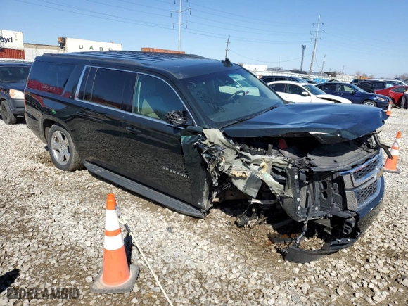 2016 Chevrolet Suburban LT with VIN 1GNSKHKC0GR334258, listed as a Copart auction lot 49060455 with 203,412 mi miles and Salvage Title. Bid and sale history available at carsss.com. Image 4.