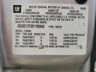 2006 Chevrolet Silverado 1500 LT1 with VIN 2GCEC13T261100042, listed as a Copart auction lot 47616455 with 188,411 mi miles and Salvage Title. Bid and sale history available at carsss.com. Image 13.