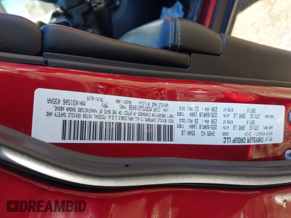 2014 Jeep Cherokee Limited with VIN 1C4PJMDB7EW219458, listed as a IAAI auction lot 41007909 with Not Provided miles and . Bid and sale history available at DreamBid. Image 9.