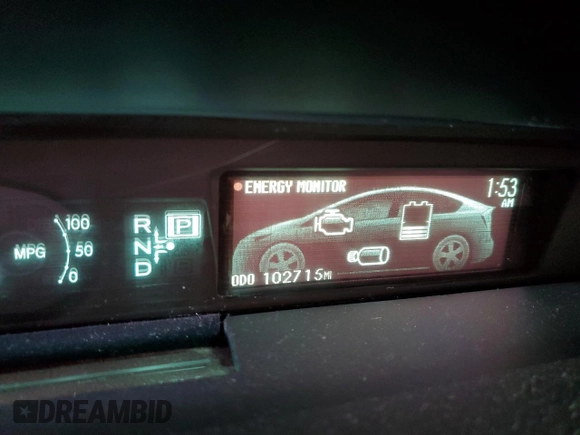 2014 Toyota Prius Four with VIN JTDKN3DU4E0361103, listed as a Copart auction lot 64854555 with 102,715 mi miles and Salvage title. Bid and sale history available at DreamBid. Image 9.