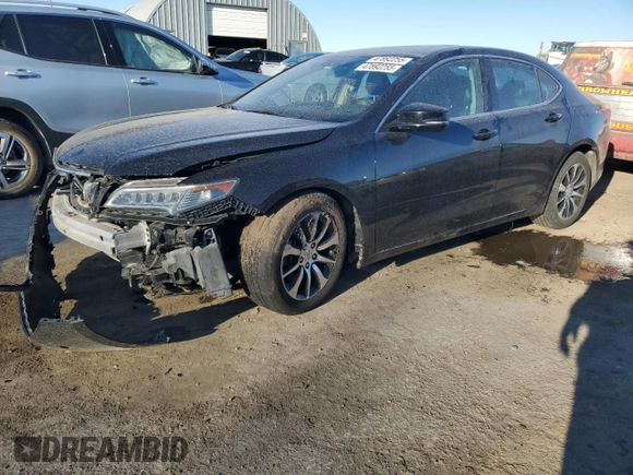 2017 Acura TLX Technology with VIN 19UUB1F53HA007651, listed as a Copart auction lot 47892255 with 76,256 mi miles and Salvage Title. Bid and sale history available at DreamBid. Image 1.