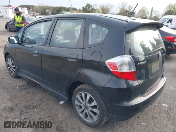 2012 Honda Fit Sport with VIN JHMGE8H52CC022386, listed as a IAAI auction lot 41996636 with 123,070 mi miles. Bid and sale history available at carsss.com. Image 3.