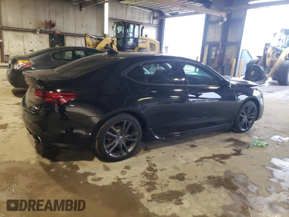2019 Acura TLX w/A-Spec Pkg with VIN 19UUB3F61KA003142, listed as a Copart auction lot 72065813 with 95,655 mi miles. Bid and sale history available at carsss.com. Image 3.
