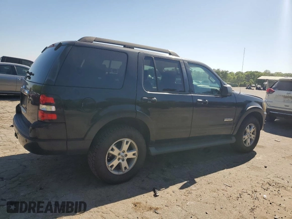 2008 Ford Explorer XLT with VIN 1FMEU63E08UA06644, listed as a Copart auction lot 53124745 with 184,468 mi miles and Clean Title. Bid and sale history available at carsss.com. Image 3.