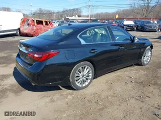 2020 Infiniti Q50 3.0t LUXE with VIN JN1EV7AR4LM256526, listed as a IAAI auction lot 41666434 with 31,652 mi miles. Bid and sale history available at carsss.com. Image 4.