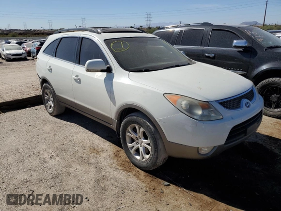 2009 Hyundai Veracruz Limited with VIN KM8NU13CX9U079992, listed as a Copart auction lot 78777974 with 180,289 mi miles and Salvage title. Bid and sale history available at DreamBid. Image 4.