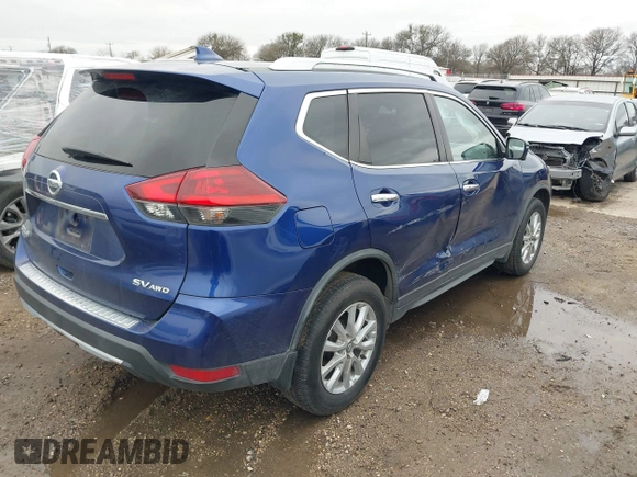 2018 Nissan Rogue SV with VIN JN8AT2MV7JW307875, listed as a IAAI auction lot 41559751 with 76,831 mi miles. Bid and sale history available at carsss.com. Image 4.