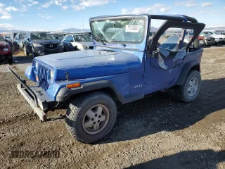1995 Jeep Wrangler S with VIN 1J4FY19P8SP242032, listed as a Copart auction lot 79724804 with 142,588 mi miles and Clean Title. Bid and sale history available at carsss.com. Image 1.
