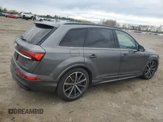 2020 Audi Q7 Premium Plus with VIN WA1LXAF70LD002518, listed as a Copart auction lot 51307775 with 46,961 mi miles and Salvage Title. Bid and sale history available at carsss.com. Image 3.