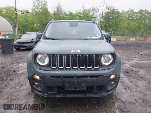 2017 Jeep Renegade Latitude with VIN ZACCJBBB9HPF65471, listed as a IAAI auction lot 42232204 with 61,579 mi miles and . Bid and sale history available at DreamBid. Image 12.