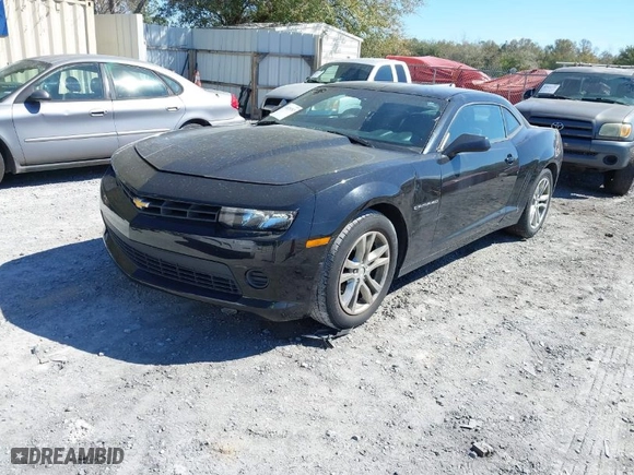 2015 Chevrolet Camaro LS with VIN 2G1FA1E30F9268702, listed as a IAAI auction lot 41820767 with 115246 miles. Bid and sale history available at carsss.com. Image 2.