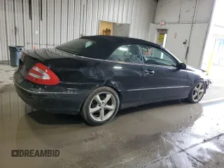2005 Mercedes-Benz CLK 3.2L with VIN WDBTK65GX5T053146, listed as a Copart auction lot 53357484 with 113,440 mi miles and Salvage Title. Bid and sale history available at carsss.com. Image 3.