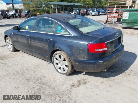 2005 Audi A6 with VIN WAUDG74F45N089129, listed as a IAAI auction lot 41971291 with 186,800 mi miles. Bid and sale history available at carsss.com. Image 3.