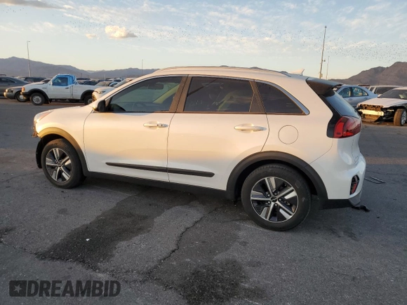 2022 Kia Niro LXS with VIN KNDCB3LC4N5549466, listed as a Copart auction lot 43571165 with 55,060 mi miles and Salvage Title. Bid and sale history available at carsss.com. Image 2.