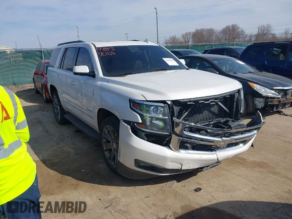 2016 Chevrolet Tahoe LT with VIN 1GNSKBKC8GR391160, listed as a IAAI auction lot 41839028 with 172,273 mi miles and . Bid and sale history available at DreamBid. Image 1.