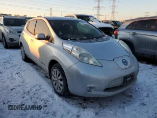 2015 Nissan LEAF SV with VIN 1N4AZ0CP8FC316522, listed as a Copart auction lot 41827135 with 52,635 mi miles and Salvage Title. Bid and sale history available at carsss.com. Image 4.
