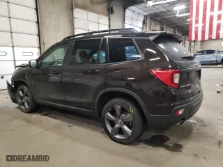 2019 Honda Passport Touring with VIN 5FNYF8H90KB002676, listed as a Copart auction lot 84902274 with 53,521 mi miles and Salvage Title. Bid and sale history available at carsss.com. Image 2.