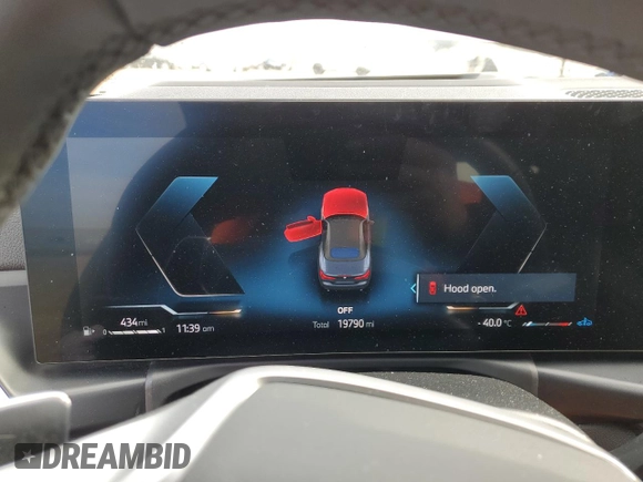 2025 BMW 4 Series 430i xDrive with VIN WBA53DB00SCS31044, listed as a Copart auction lot 42434605 with 19,790 mi miles and Clean Title. Bid and sale history available at DreamBid. Image 9.