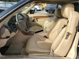 2000 Mercedes-Benz SL-Class with VIN WDBFA68FXYF190187, listed as a Copart auction lot 81103834 with 0 mi miles and Salvage Title. Bid and sale history available at carsss.com. Image 7.