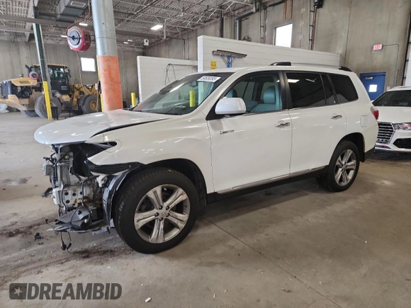 2011 Toyota Highlander Limited with VIN 5TDDK3EH5BS071335, listed as a Copart auction lot 59509395 with 195,068 mi miles and Salvage title. Bid and sale history available at DreamBid. Image 1.
