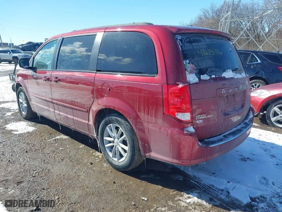 2014 Dodge Grand Caravan SXT with VIN 2C4RDGCGXER451799, listed as a IAAI auction lot 41625716 with 196,198 mi miles. Bid and sale history available at carsss.com. Image 3.