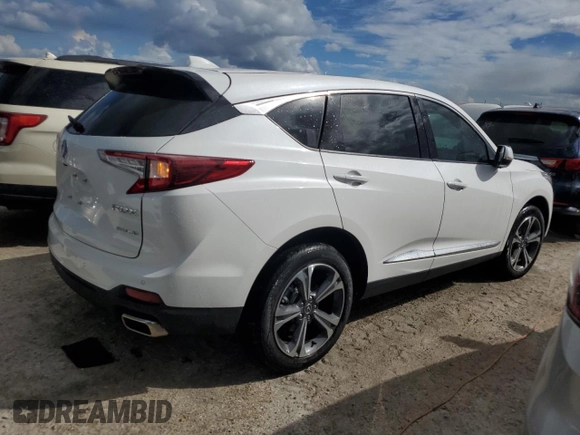 2024 Acura RDX w/Advance Package with VIN 5J8TC2H77RL001757, listed as a Copart auction lot 78311804 with 2,098 mi miles and Non Repairable. Bid and sale history available at carsss.com. Image 3.