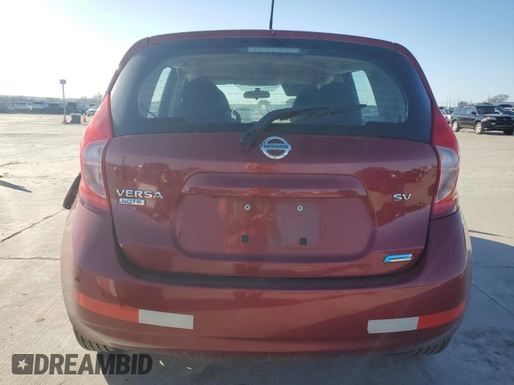 2016 Nissan Note S with VIN 3N1CE2CP8GL395368, listed as a Copart auction lot 43462735 with 63,716 mi miles and Salvage Title. Bid and sale history available at DreamBid. Image 6.