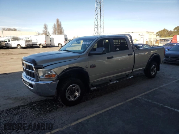 2010 Dodge Ram 2500 SLT with VIN 3D7UT2CL0AG181176, listed as a Copart auction lot 46185755 with 209,126 mi miles and Salvage Title. Bid and sale history available at carsss.com. Image 1.