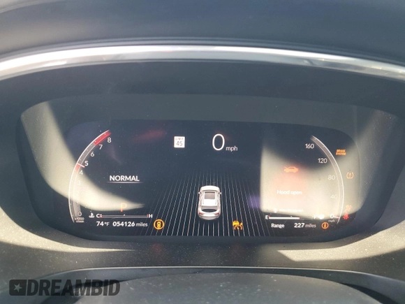 2022 Acura MDX w/A-Spec Package with VIN 5J8YE1H05NL024669, listed as a Copart auction lot 54139455 with 54,126 mi miles and Salvage Title. Bid and sale history available at carsss.com. Image 9.