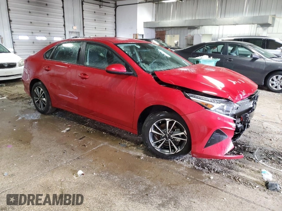 2024 Kia Forte LXS with VIN 3KPF24AD8RE763630, listed as a Copart auction lot 51817935 with 21,424 mi miles and Non Repairable. Bid and sale history available at carsss.com. Image 4.