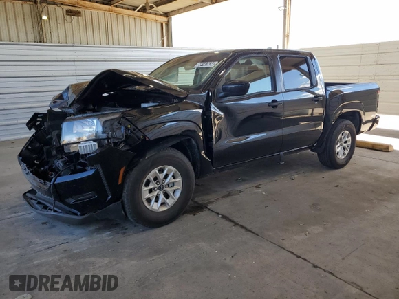 2024 Nissan Frontier SV with VIN 1N6ED1EJ3RN650410, listed as a Copart auction lot 69147654 with 6,483 mi miles and Salvage Title. Bid and sale history available at carsss.com. Image 1.