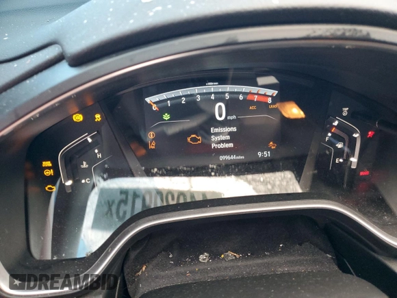 2018 Honda CR-V EX-L with VIN 2HKRW2H80JH600341, listed as a Copart auction lot 44929915 with 99,644 mi miles and Salvage Title. Bid and sale history available at carsss.com. Image 9.