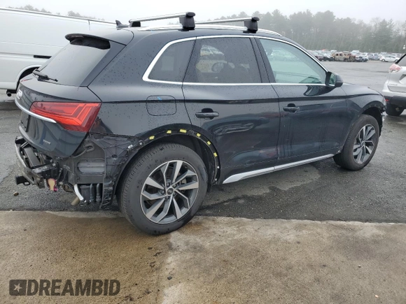 2021 Audi Q5 Premium Plus z VIN WA1BAAFY3M2071111, wystawiony jako Copart lot #53867725 z przebiegiem 43 416 mil mil oraz Szkoda całkowita • Salvage title. Historia ofert i sprzedaży dostępna na DreamBid. Obrazek 3.