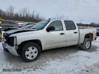 2010 Chevrolet Silverado 1500 LT with VIN 3GCRKSE37AG282019, listed as a Copart auction lot 46922855 with 148,560 mi miles and Salvage Title. Bid and sale history available at carsss.com. Image 1.