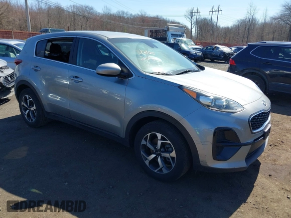 2022 Kia Sportage LX with VIN KNDPM3AC7N7980550, listed as a IAAI auction lot 41786557 with 60,943 mi miles. Bid and sale history available at carsss.com. Image 1.