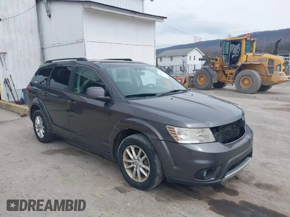 2014 Dodge Journey SXT z VIN 3C4PDDBG2ET161528, wystawiony jako IAAI lot #41932649 z przebiegiem 161 597 mil mil oraz . Historia ofert i sprzedaży dostępna na DreamBid. Obrazek 1.