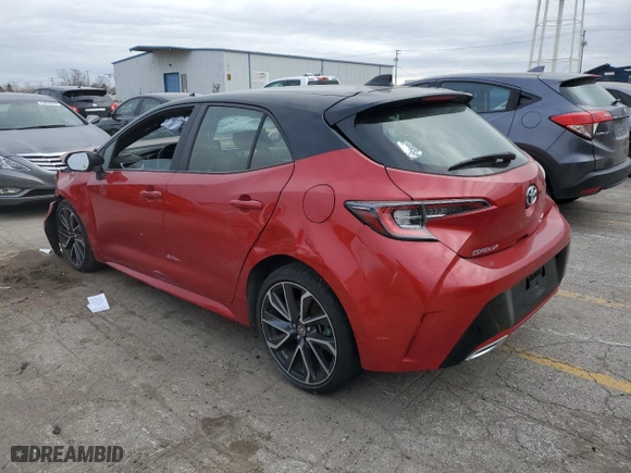 2021 Toyota Corolla Hatchback XSE with VIN JTNC4MBE4M3106615, listed as a Copart auction lot 83608554 with 0 mi miles and Clean Title. Bid and sale history available at carsss.com. Image 2.