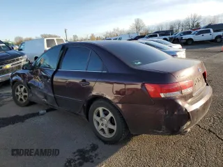 2006 Hyundai Sonata GLS with VIN 5NPEU46F36H121386, listed as a Copart auction lot 84262414 with Not Provided miles and Salvage Title. Bid and sale history available at DreamBid. Image 2.