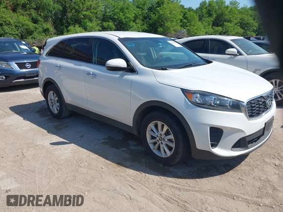 2019 Kia Sorento S V6 with VIN 5XYPG4A50KG565227, listed as a IAAI auction lot 42042549 with 1,234 mi miles. Bid and sale history available at carsss.com. Image 1.