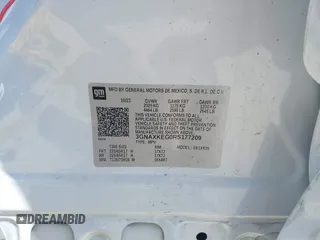 2024 Chevrolet Equinox LT with VIN 3GNAXKEG0RS177209, listed as a IAAI auction lot 41978401 with 16,631 mi miles and . Bid and sale history available at DreamBid. Image 9.