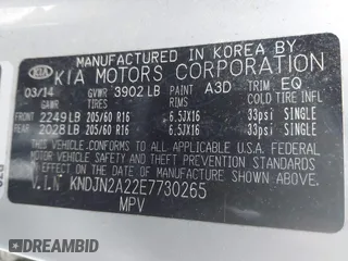 2014 Kia Soul with VIN KNDJN2A22E7730265, listed as a IAAI auction lot 41979019 with 177,608 mi miles. Bid and sale history available at carsss.com. Image 9.