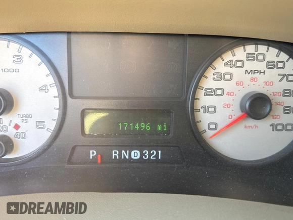 2007 Ford F-250 XL with VIN 1FTSW21P87EB29888, listed as a Copart auction lot 57106845 with 171,496 mi miles and Clean title. Bid and sale history available at DreamBid. Image 8.