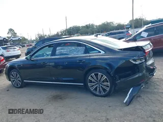 2022 Audi A8 with VIN WAULDAF87NN001657, listed as a IAAI auction lot 41515638 with 22,377 mi miles. Bid and sale history available at carsss.com. Image 14.